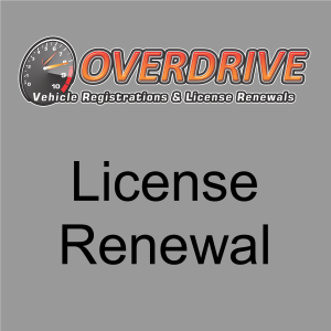 VEHICLE LICENSE DISC RENEWAL